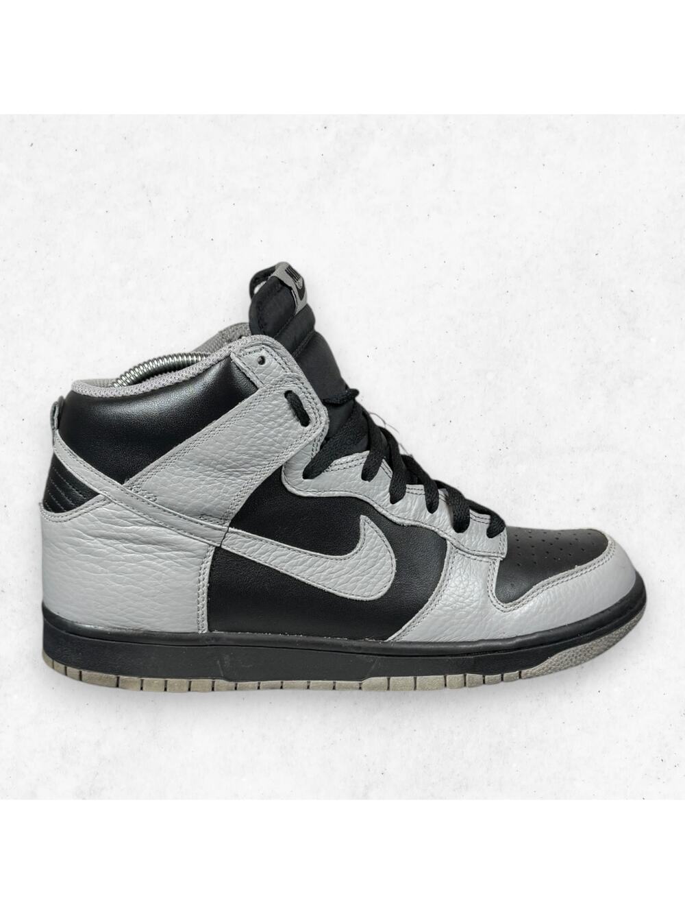Nike Dunk High Black Medium Grey 317982-044 Men's US 10 2011 No Box